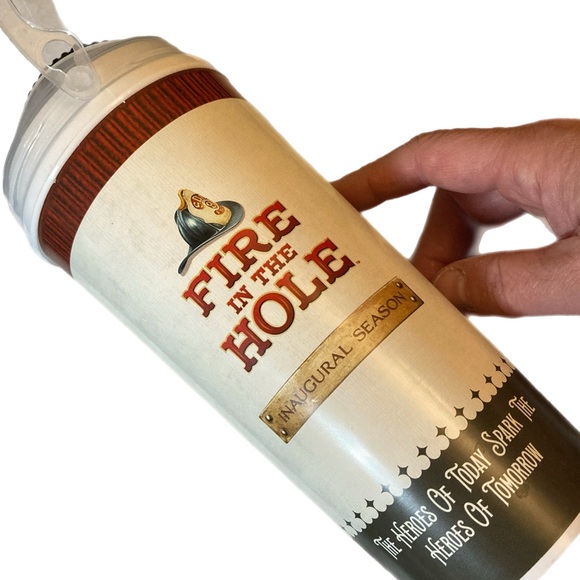 Silver Dollar City FIRE IN THE HOLE Refillable Whirley Cup 2024 NWOT - Picture 1 of 8